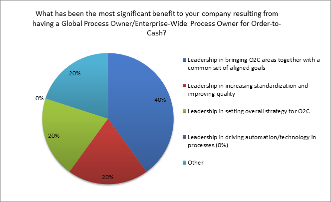 results on benefits of having a global process owner 