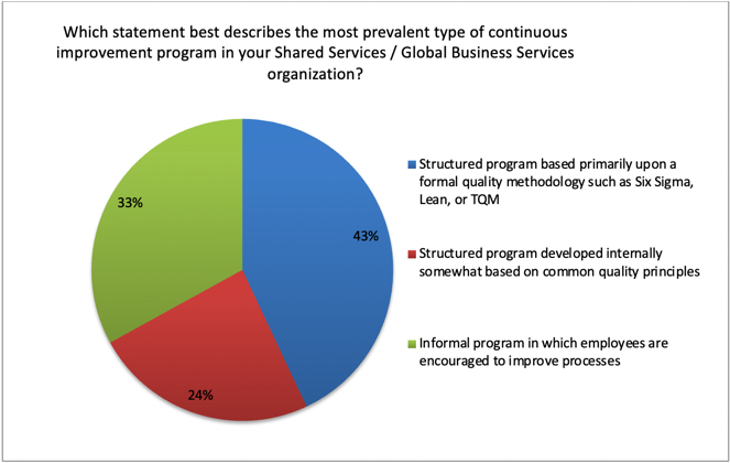 best description of the most prevalent type of continuous improvement program