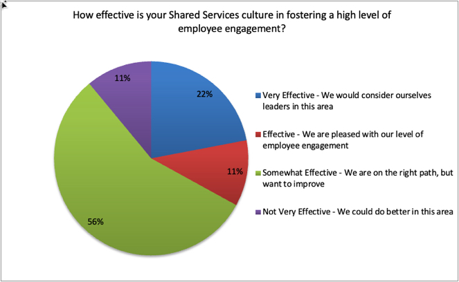 effectivity of improving employee engagement in your company ipolling results